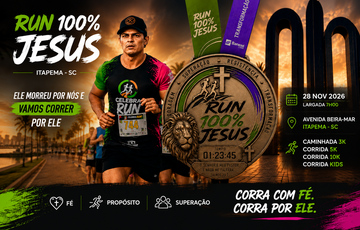 Capa do evento: Run 100% Jesus