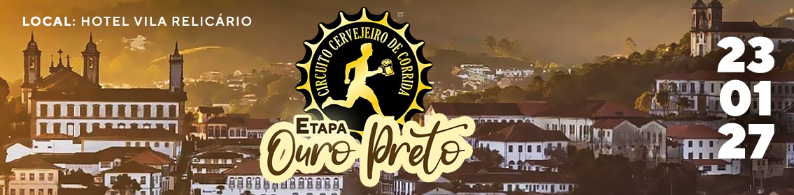 Circuito Cervejeiro de Corrida – Ouro Preto