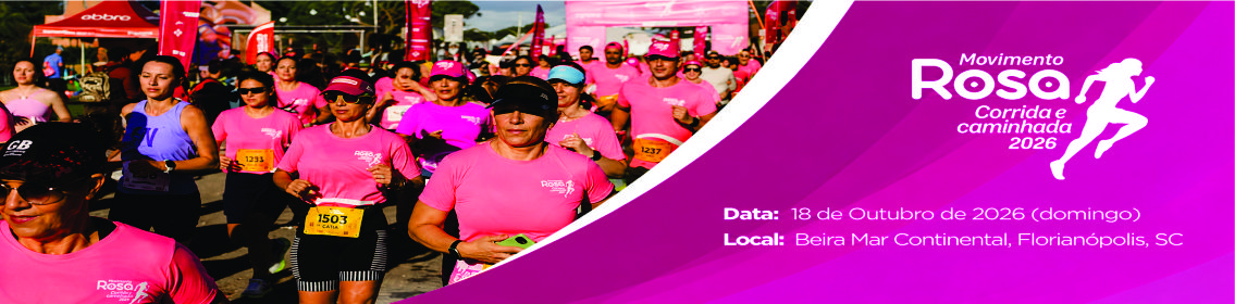 Corrida Movimento Rosa 2026 - Corrida e Caminhada da Sociedade Catarinense de Mastologia