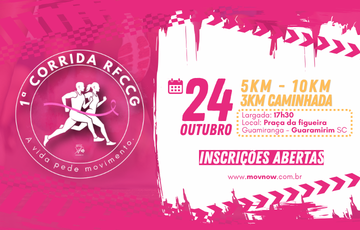 Capa do evento: 1ª Corrida da Rede Feminina de Guaramirim