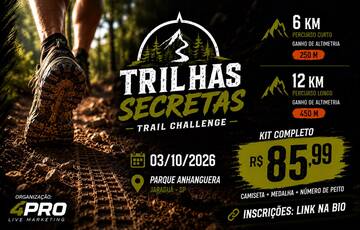 Capa do evento: Trilhas Secretas
