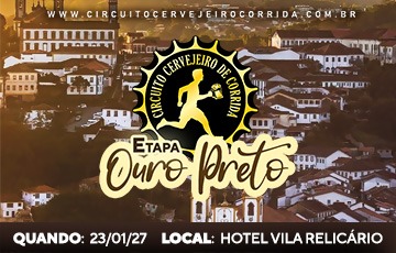 Capa do evento: Circuito Cervejeiro de Corrida – Ouro Preto